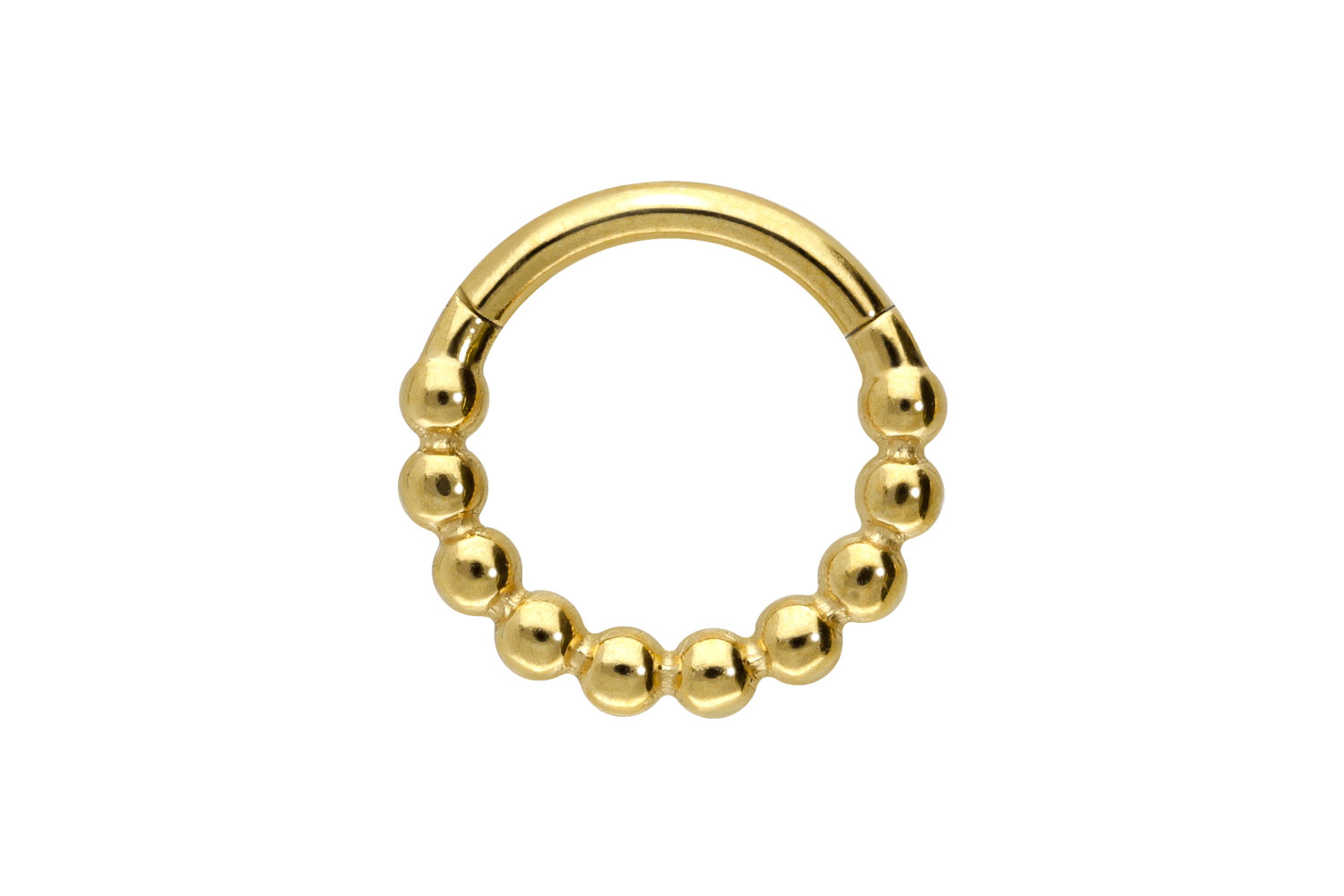 Chirurgenstahl Segmentring Clicker Piercing KUGELN
